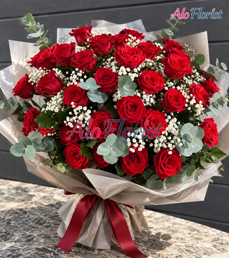 Hoa Đỏ Tình Son Alo-TY-033